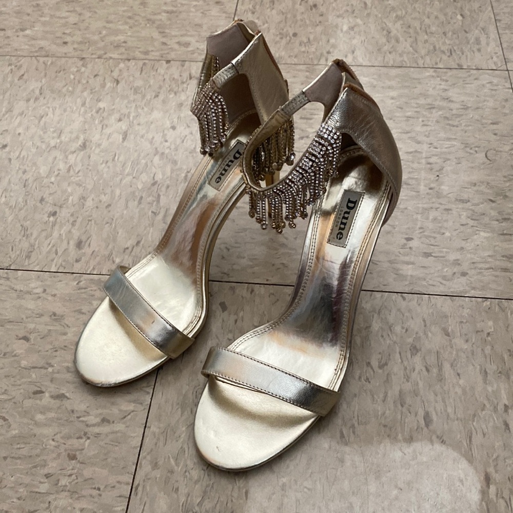 Dune of London Gold Formal Stilettos Heels 40